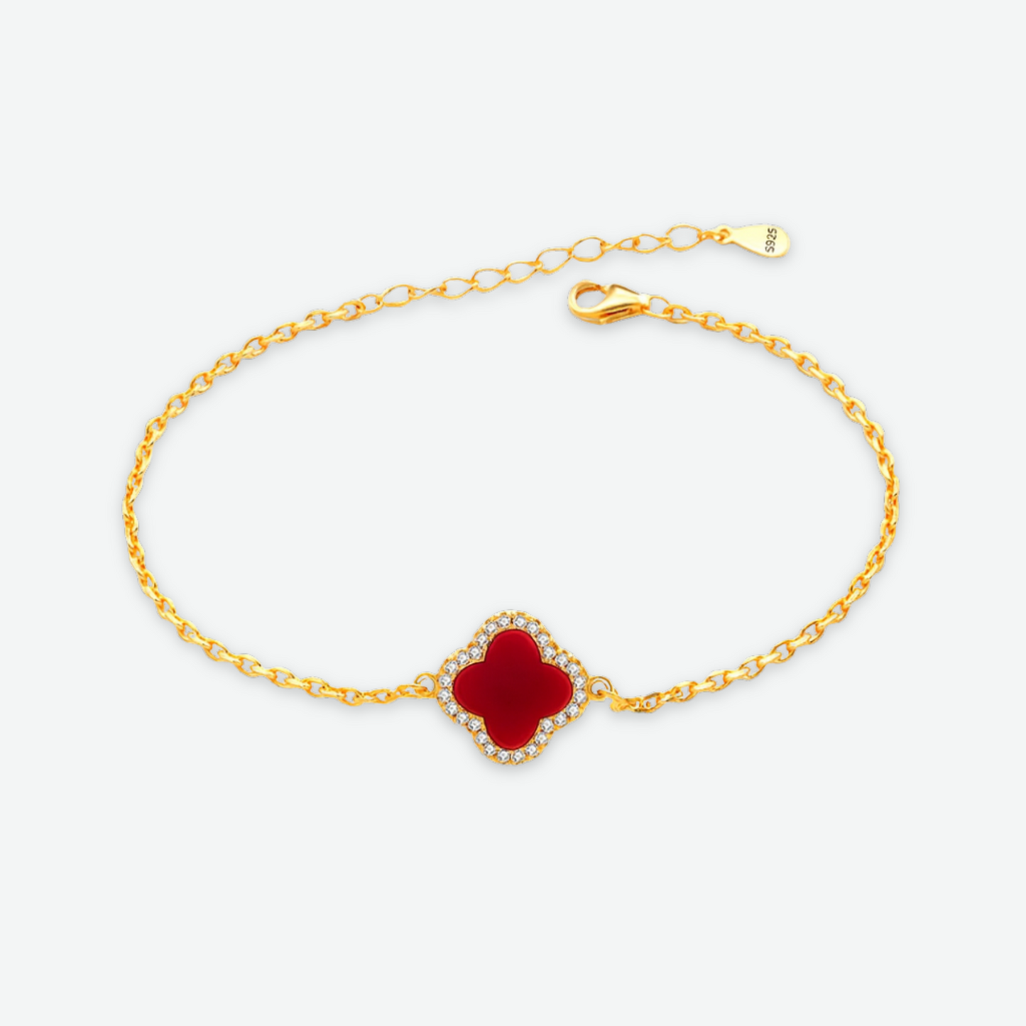 SINGLE TRINITY - DIAMOND RED BRACELET