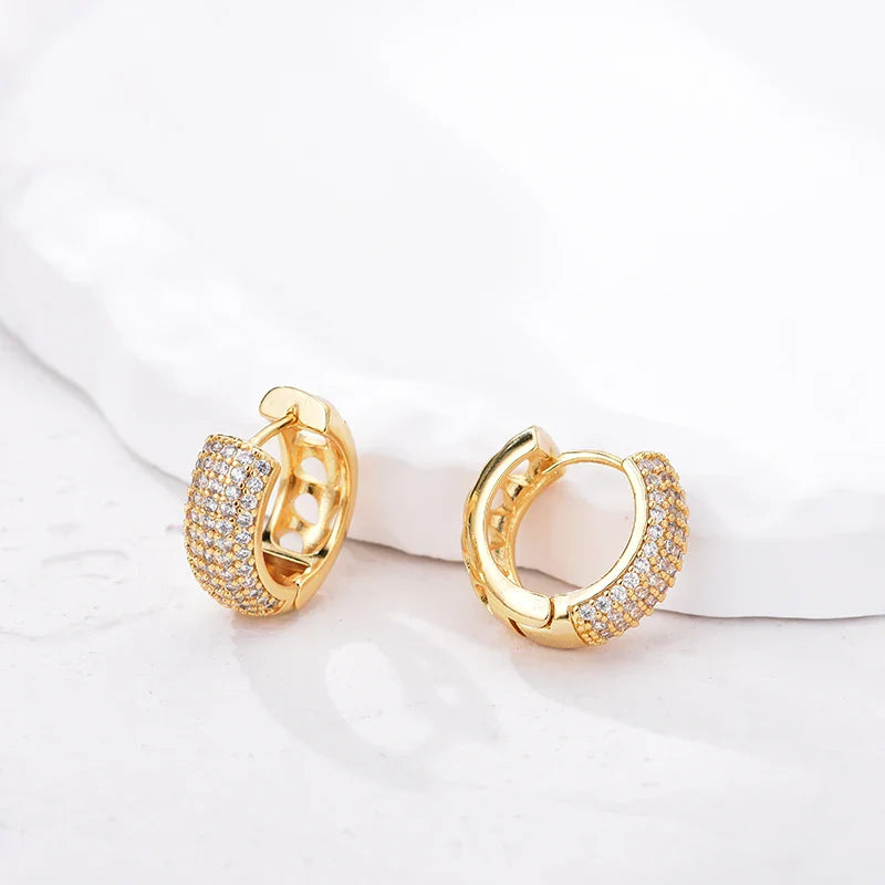 LUST SHINE HUGGIE EARRINGS