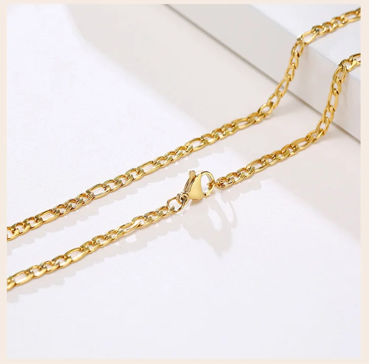 GOLD FIGARO NECKLACE