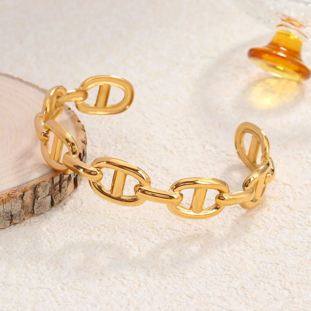 LUNA LINK CUFF BANGLE