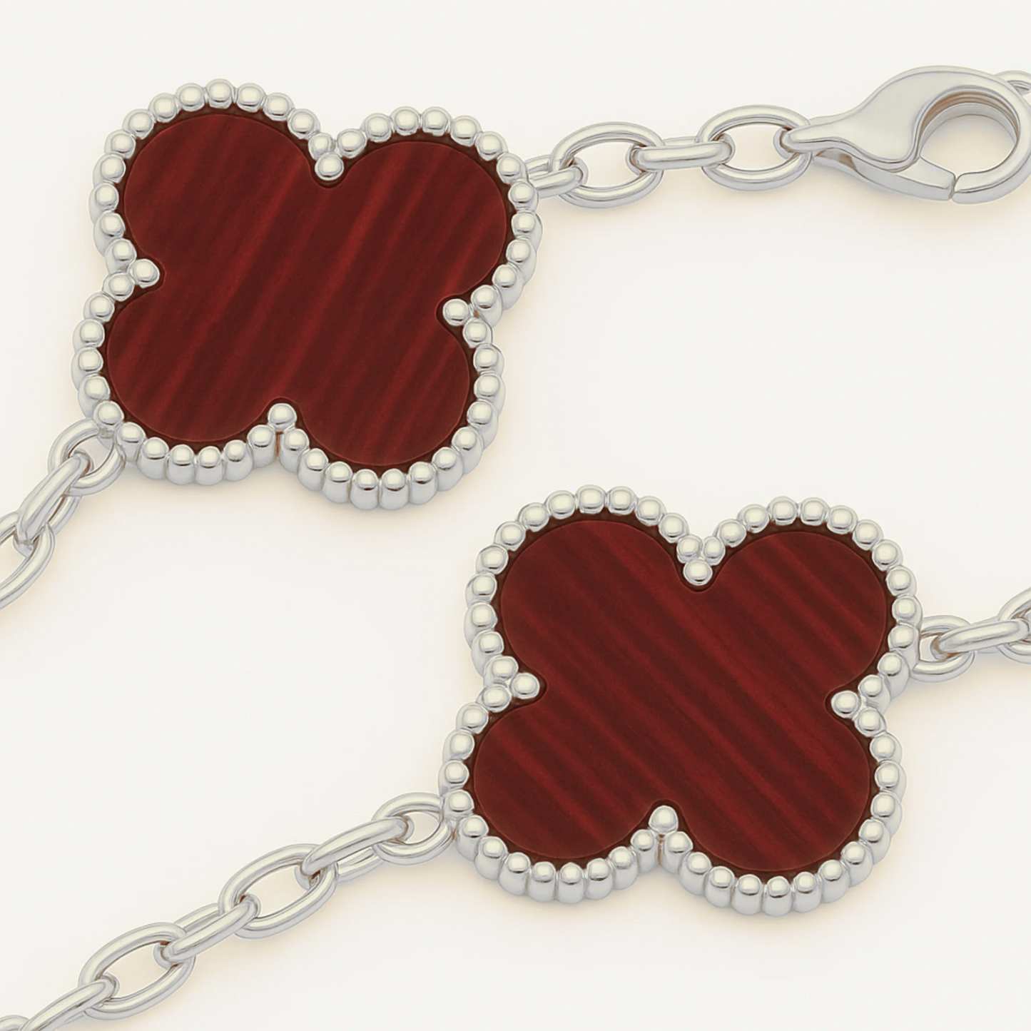 AMOUR - WHITE GOLD / RED