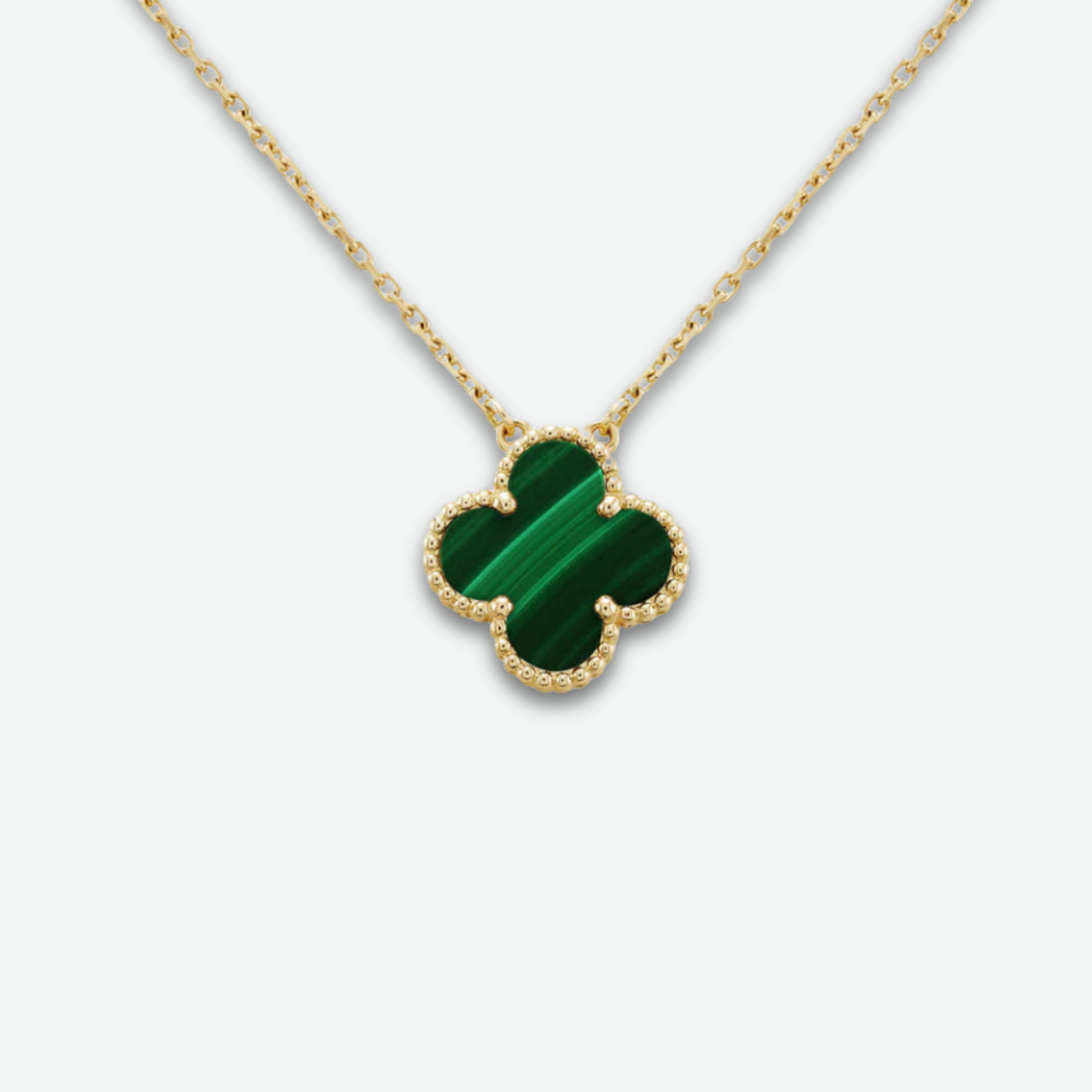 AMOUR GOLD / GREEN NECKLACE