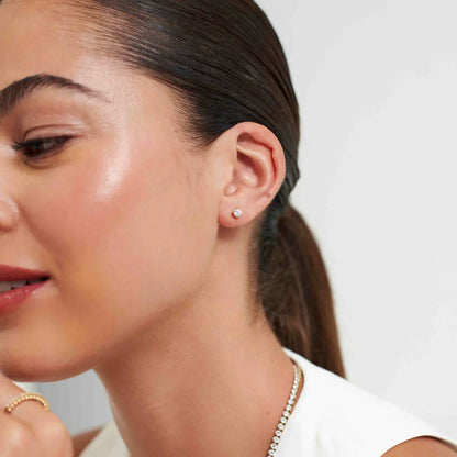 CLARA - DIAMOND STUD EARRINGS