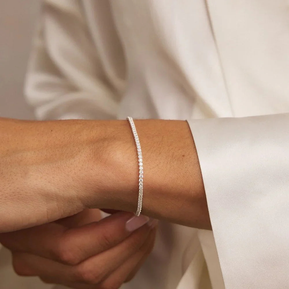 HALO XS - TENNIS BRACELET / SILVER