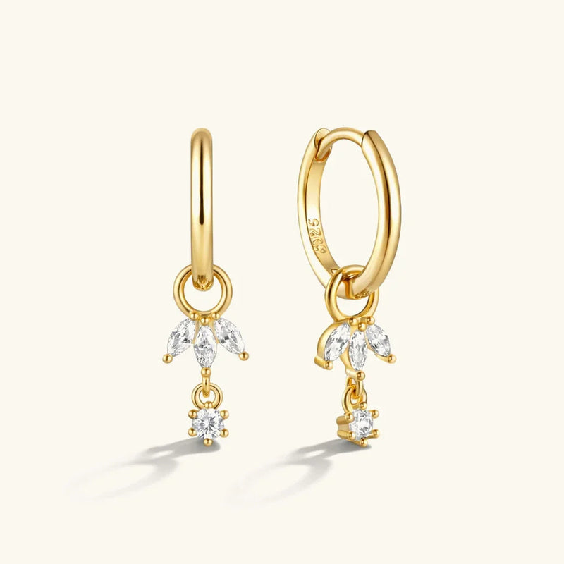 Brooke Removable Charm Hoops