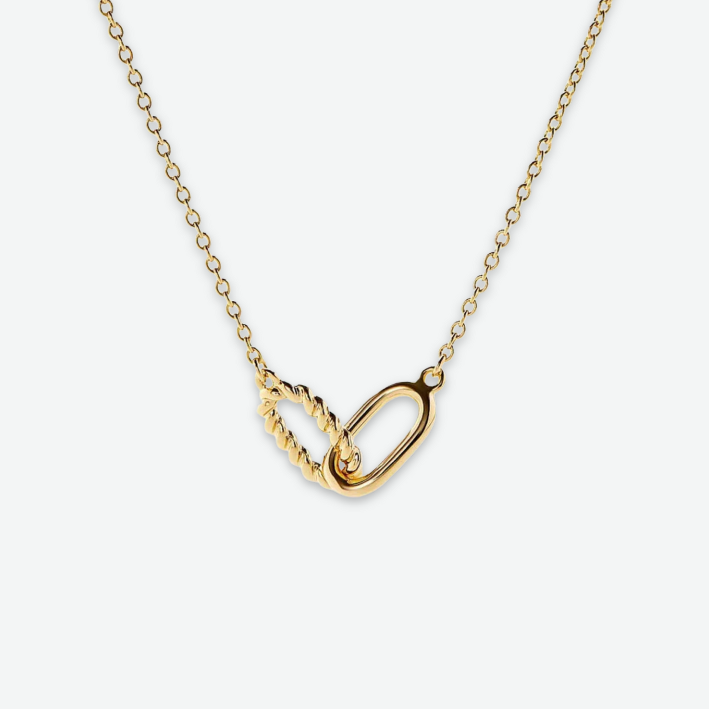 TWISTED LINK NECKLACE