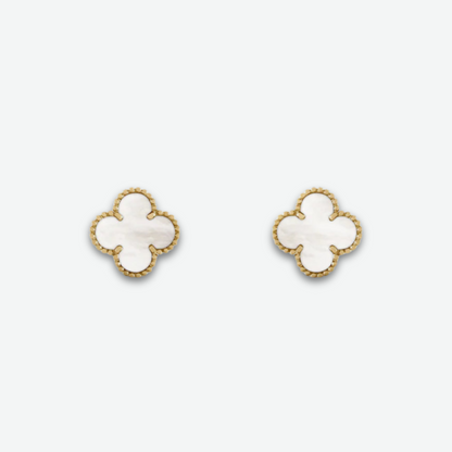 AMOUR STUD EARRINGS GOLD / MOTHER OF PEARL