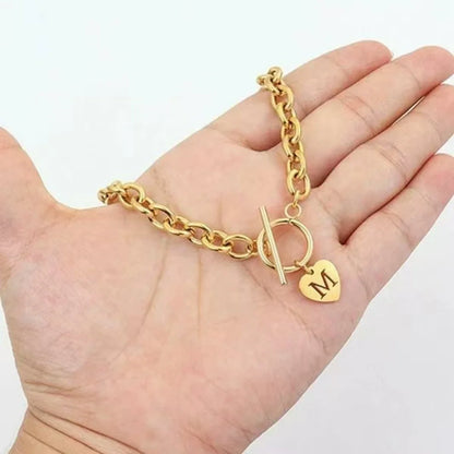 TOGGLE LETTER NECKLACE