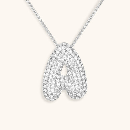 Hailey Bubble Initial Necklace (Bundle)