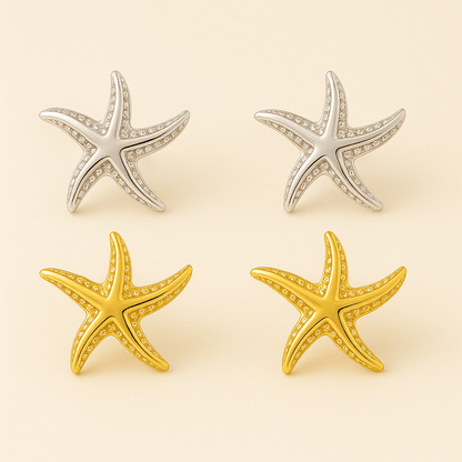 Mini Starfish Earrings (Bundle)