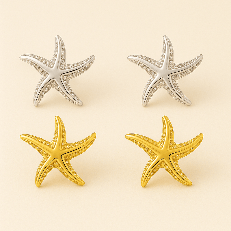 Mini Starfish Earrings (Bundle)