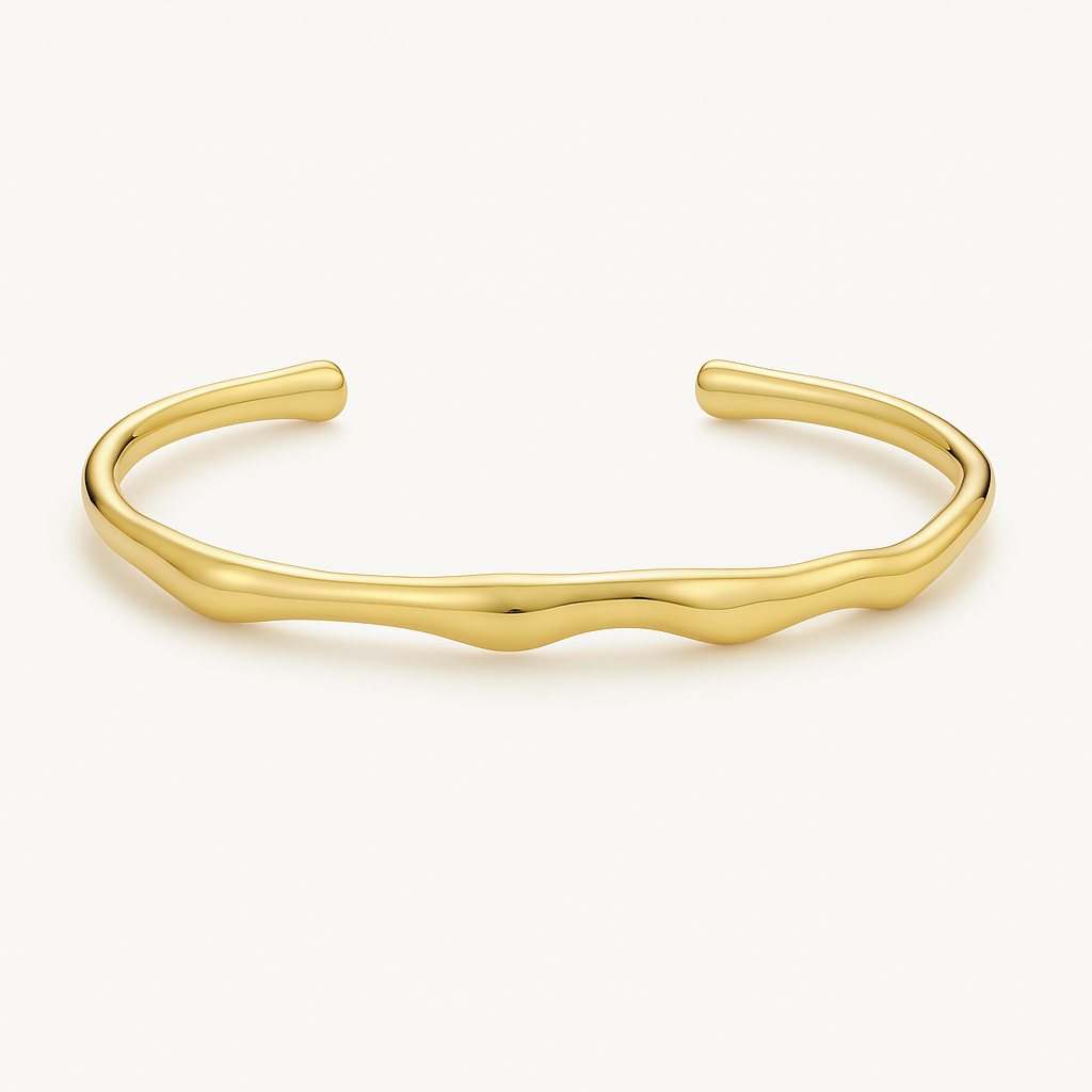 GOLD BAMBOO BANGLE