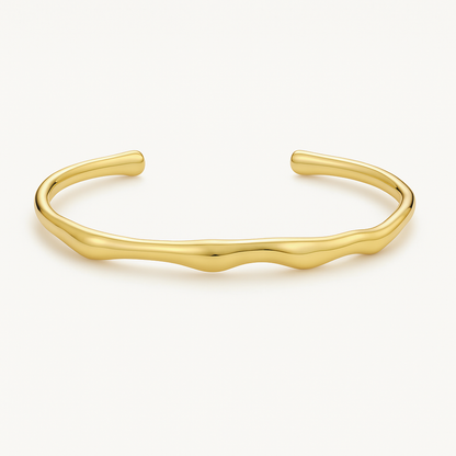 GOLD BAMBOO BANGLE