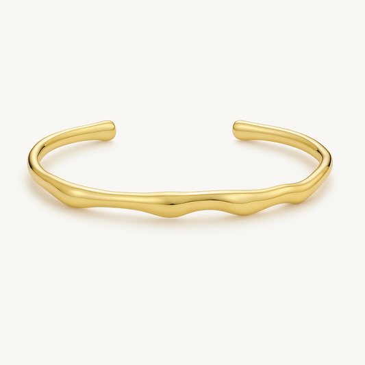 GOLD BAMBOO BANGLE
