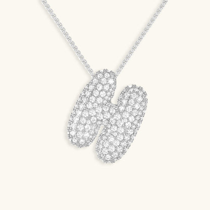 Hailey Bubble Initial Necklace (Bundle)