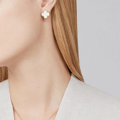 AMOUR STUD EARRINGS GOLD / MOTHER OF PEARL