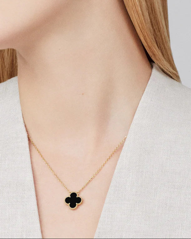 AMOUR GOLD / BLACK NECKLACE