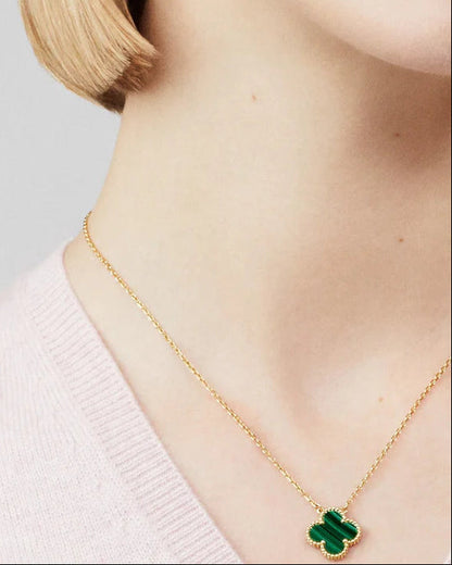 AMOUR GOLD / GREEN NECKLACE