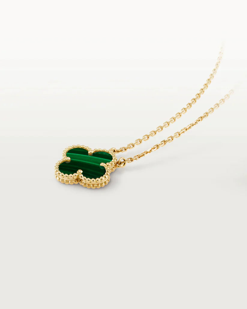 AMOUR GOLD / GREEN NECKLACE