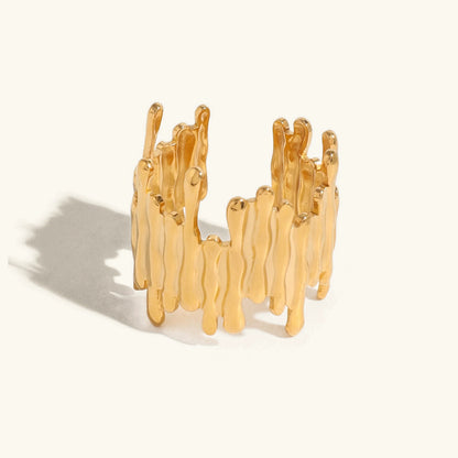 Zoella Abstract Gold Ring