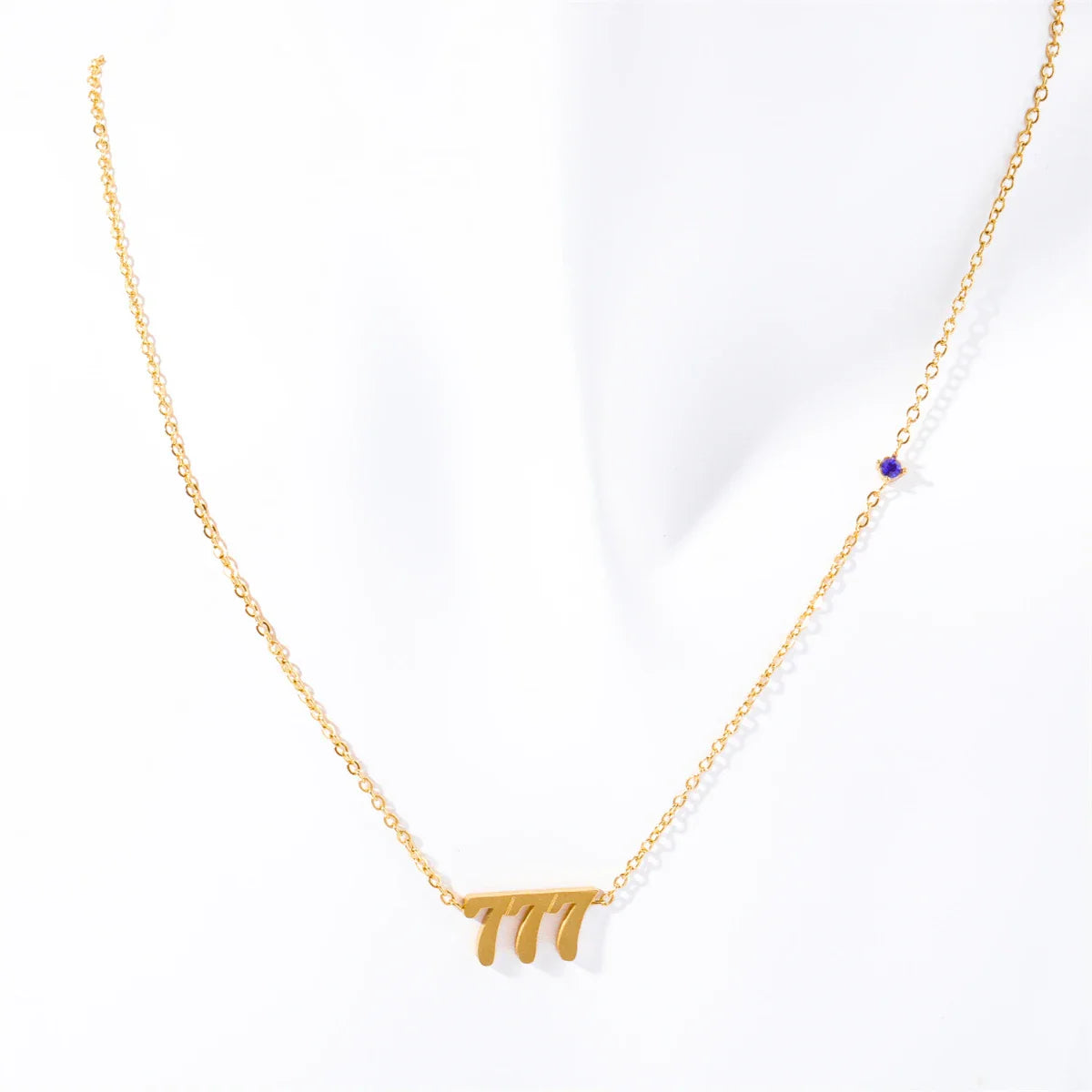 18K GOLD ANGEL NUMBER NECKLACE 111-999