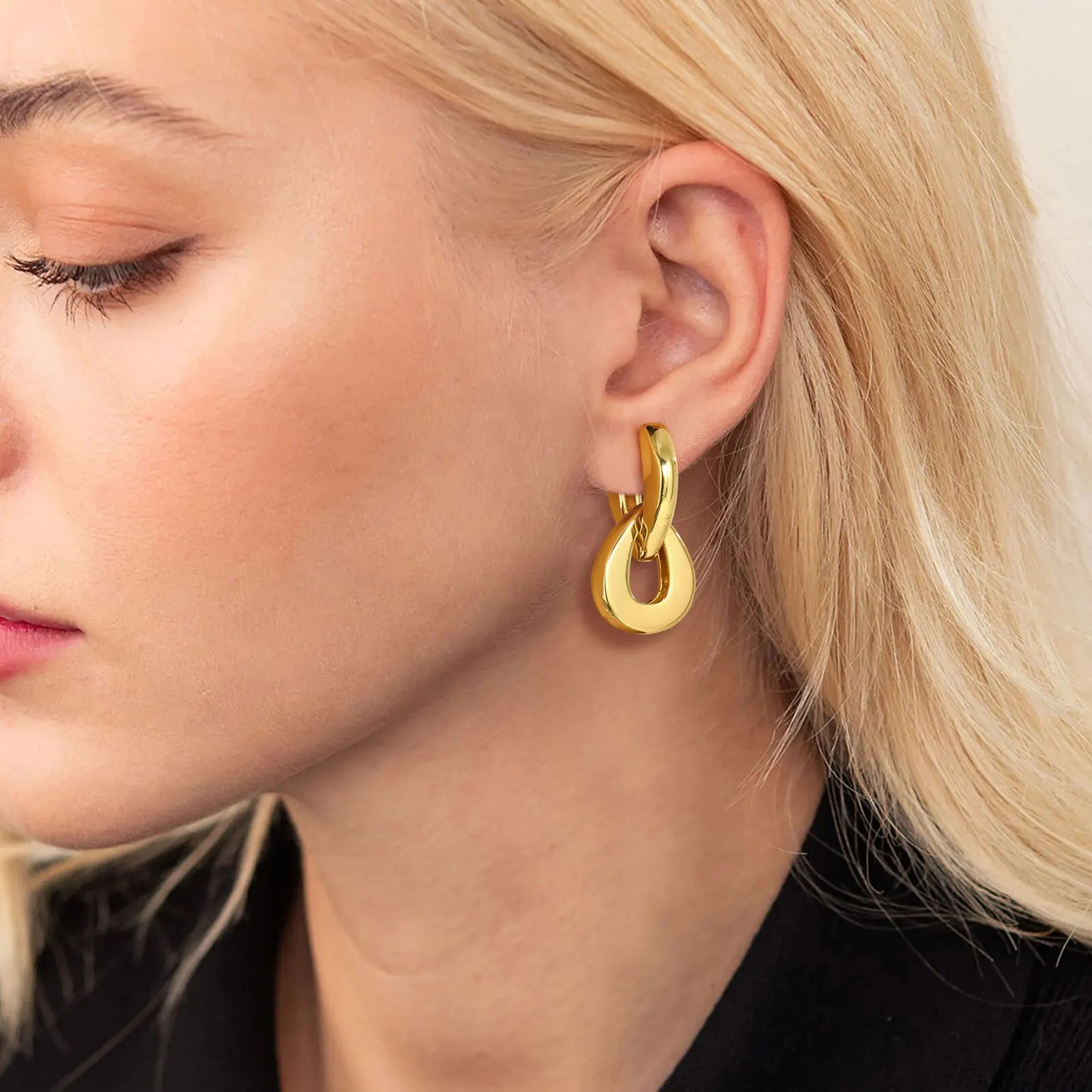 VOX DROP HOOP EARRINGS