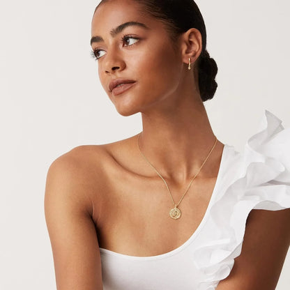 SUN MEDALLION NECKLACE