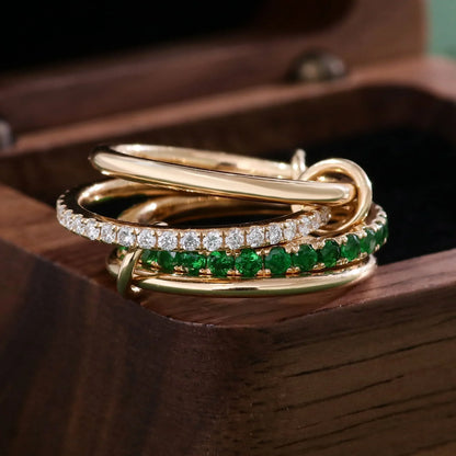 Imani Stacked Diamond Ring