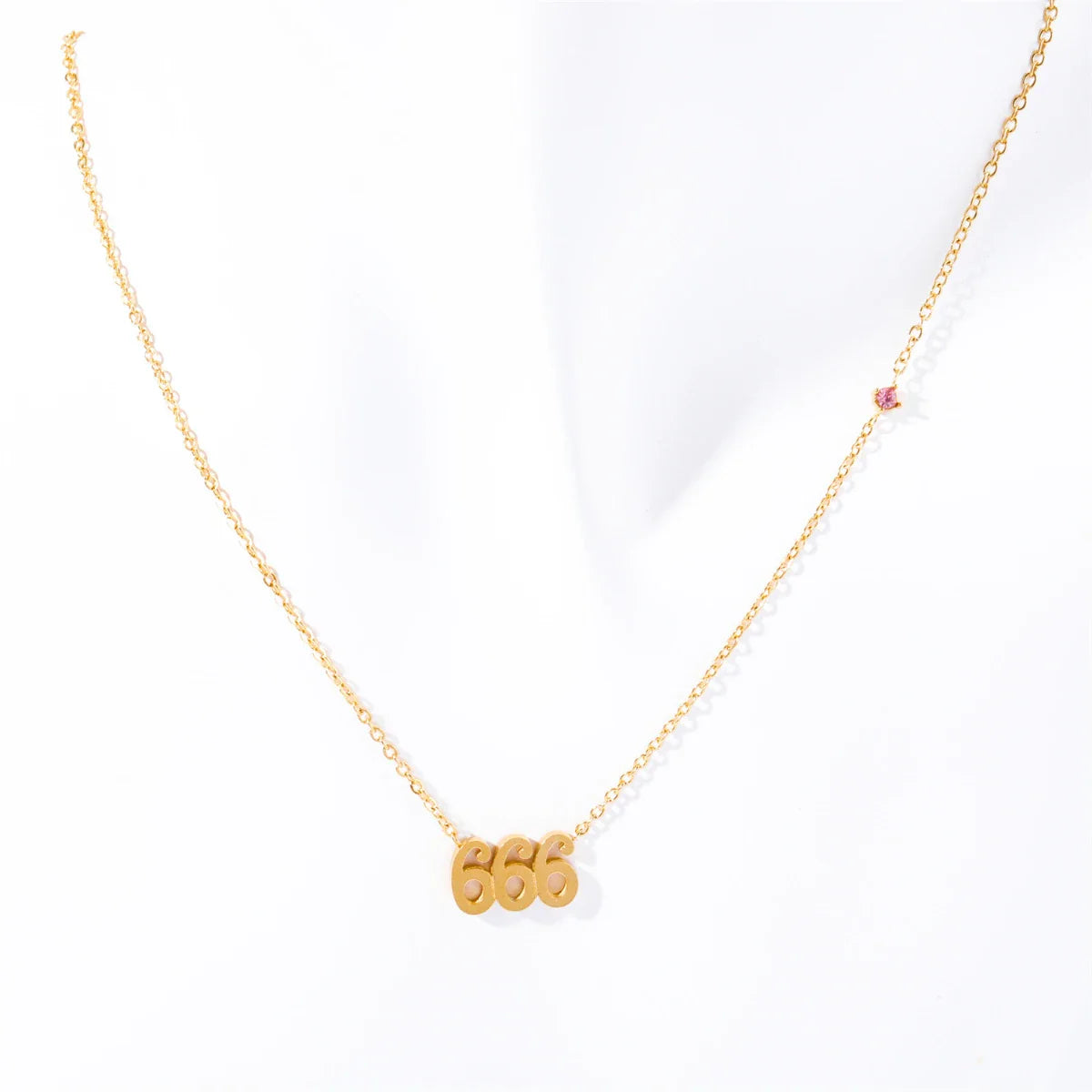 18K GOLD ANGEL NUMBER NECKLACE 111-999
