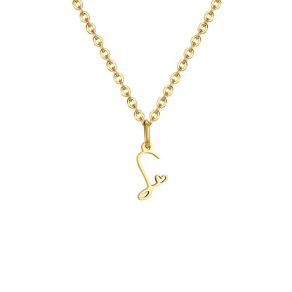 HEART INITIAL A-Z NECKLACE