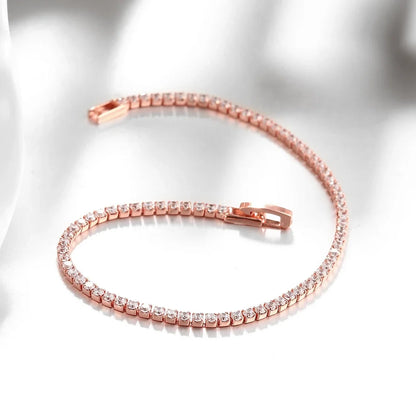 HALO XS - TENNIS BRACELET / ROSE GOLD