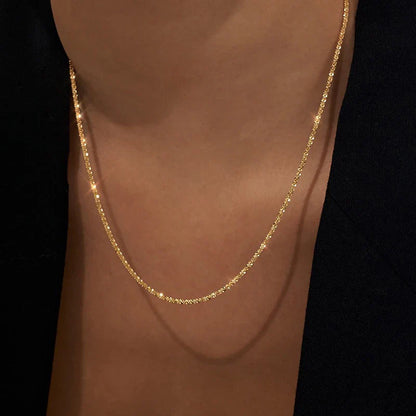 GLOSSY ROPE NECKLACE