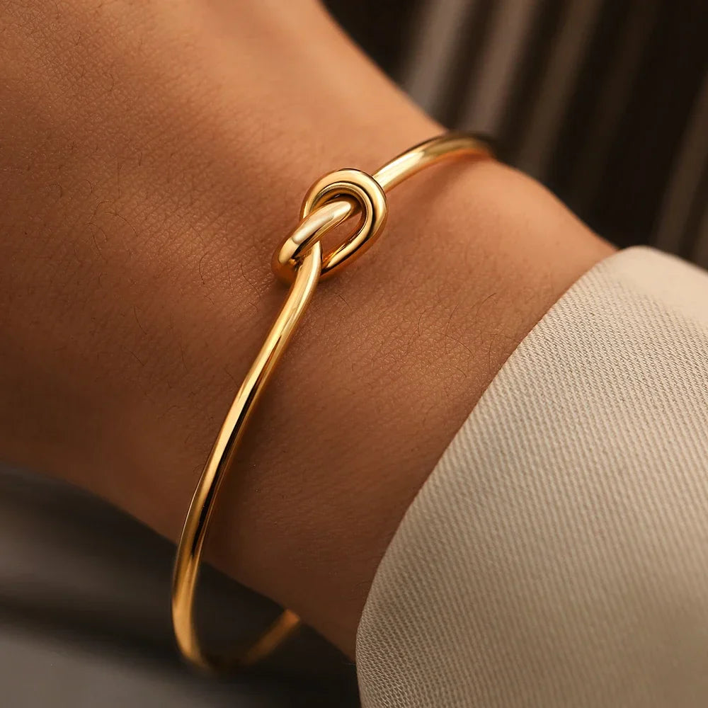 ETERNAL KNOT CUFF BANGLE
