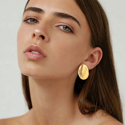 SMOOTH PLATE EARRINGS