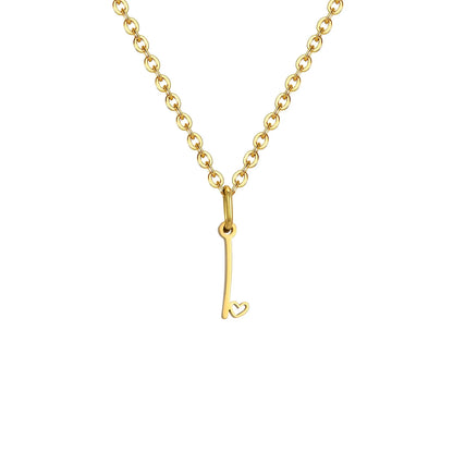 HEART INITIAL A-Z NECKLACE