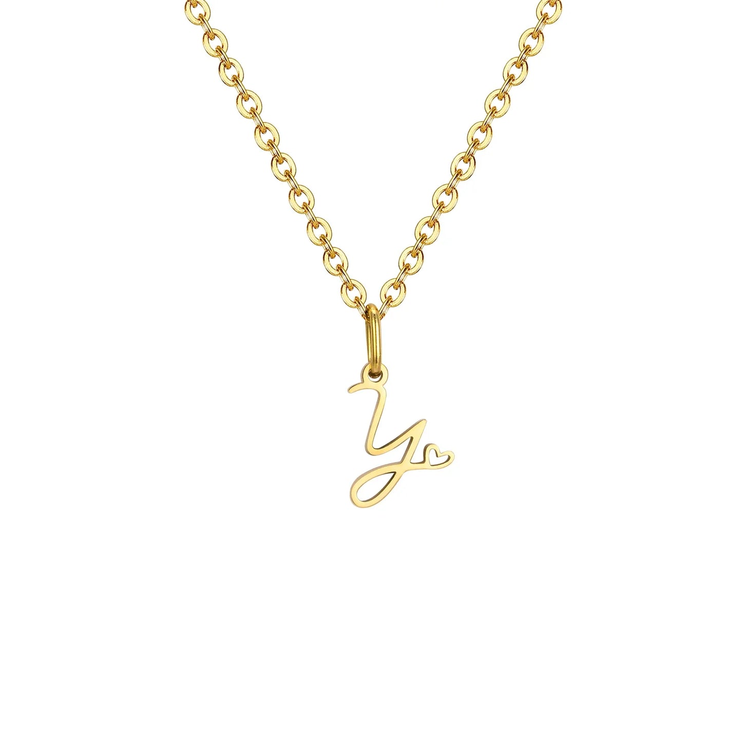 HEART INITIAL A-Z NECKLACE
