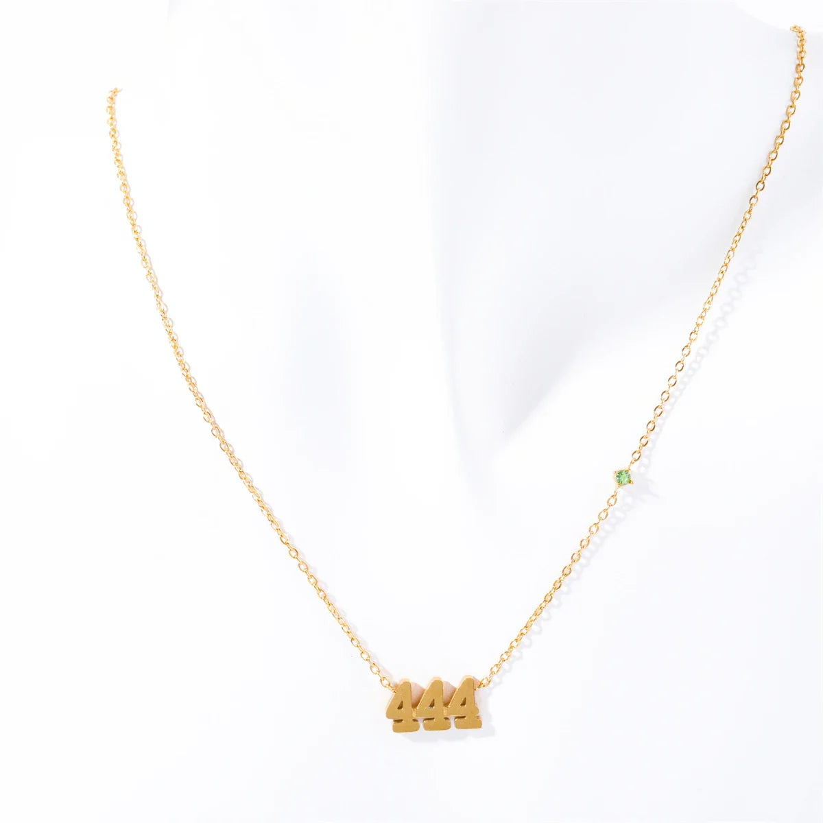 18K GOLD ANGEL NUMBER NECKLACE 111-999