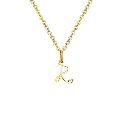HEART INITIAL A-Z NECKLACE