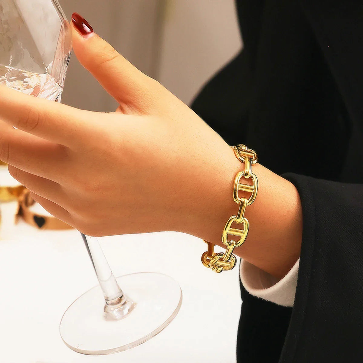 LUNA LINK CUFF BANGLE