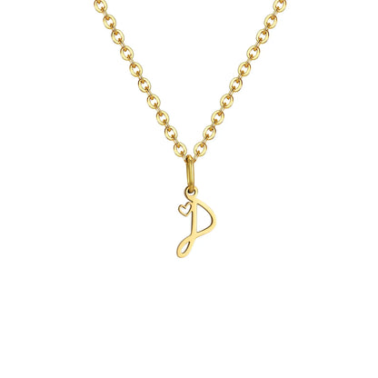 HEART INITIAL A-Z NECKLACE
