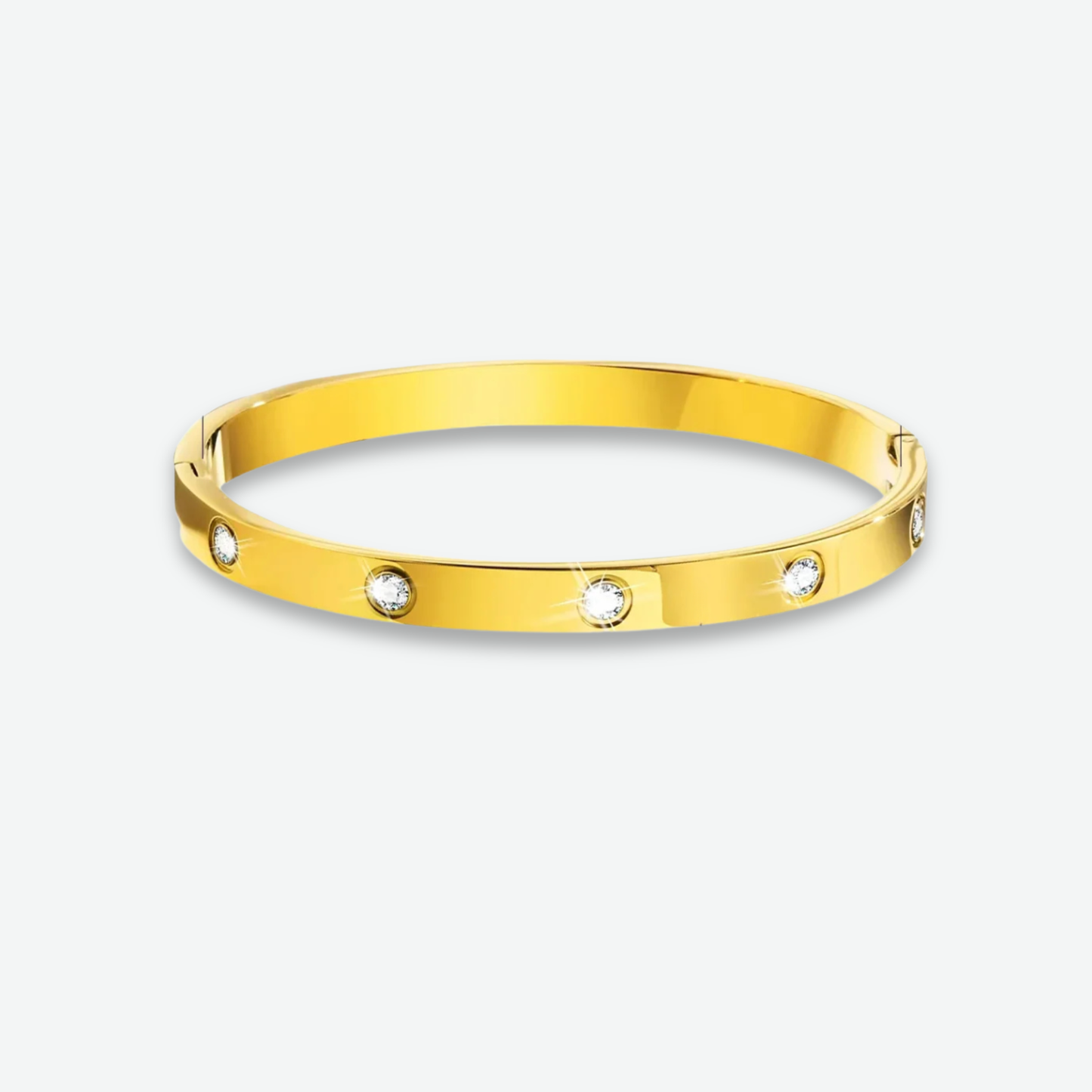 GOLD LOVE BANGLE