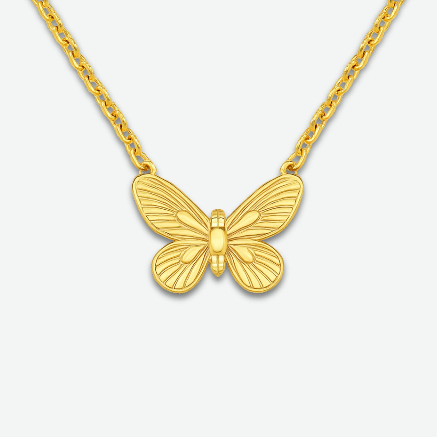 GENEVA - BUTTERFLY NECKLACE / 18K GOLD
