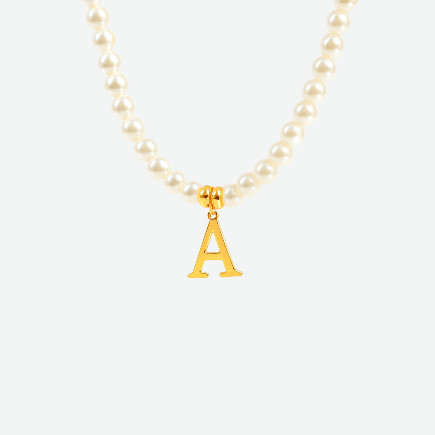 PEARL LETTER NECKLACE