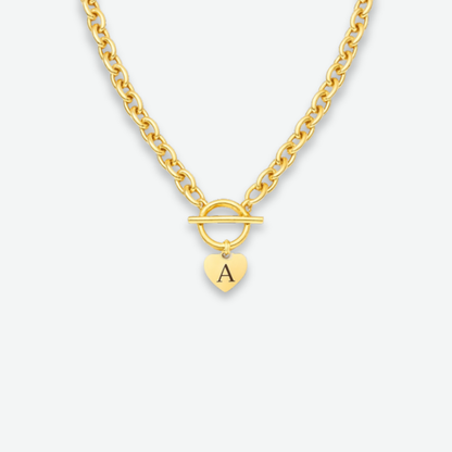 TOGGLE LETTER NECKLACE