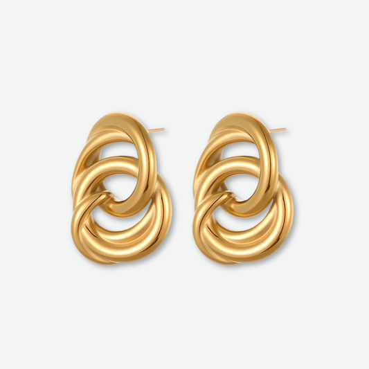 TRIPLE LOOP EARRINGS