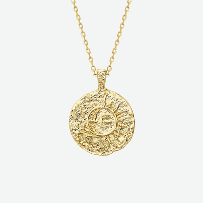 SUN MEDALLION NECKLACE