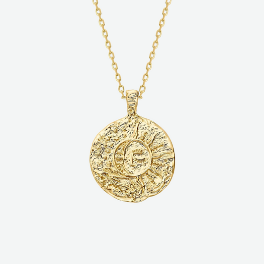 SUN MEDALLION NECKLACE