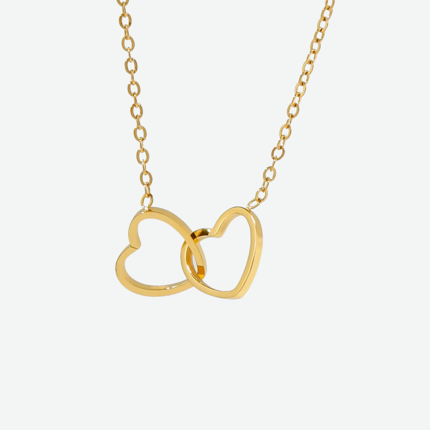 HEART INTERLOCK NECKLACE