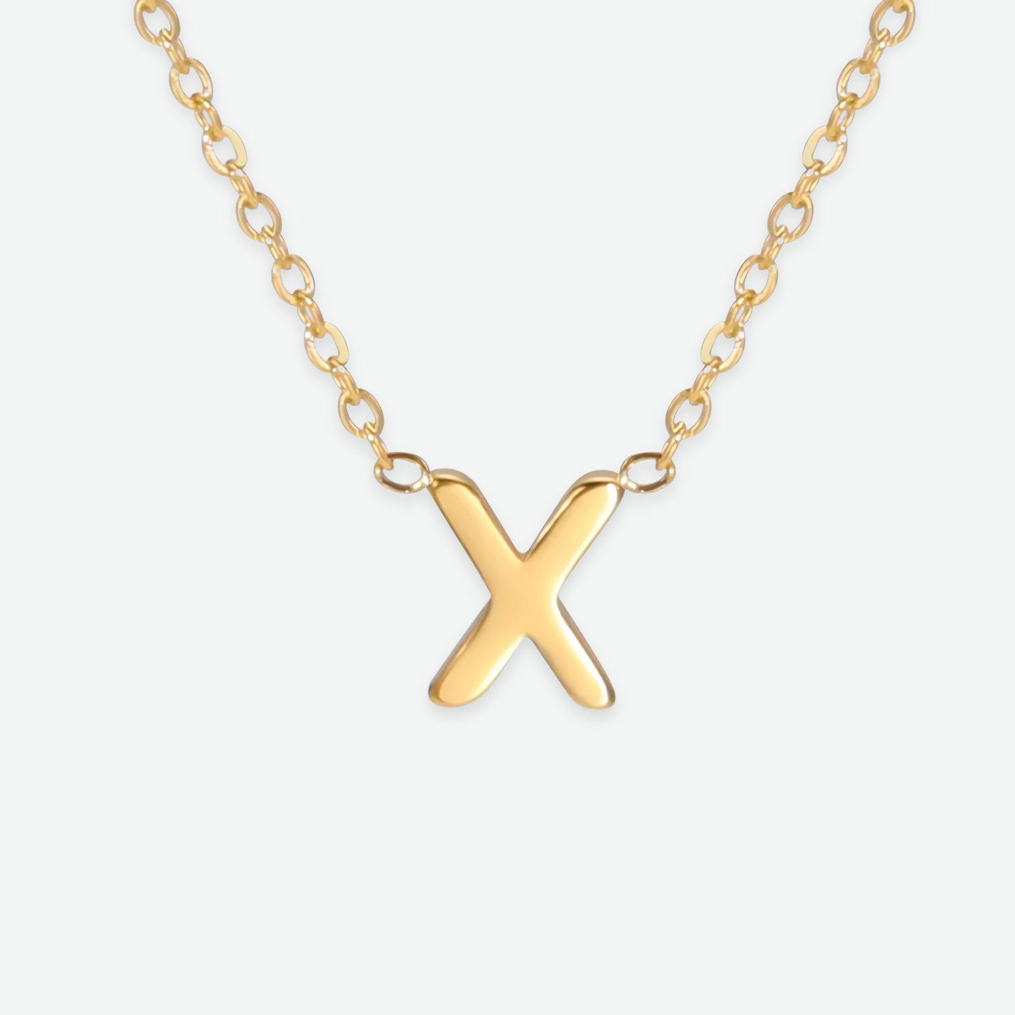 GOLD LETTER A-Z NECKLACE