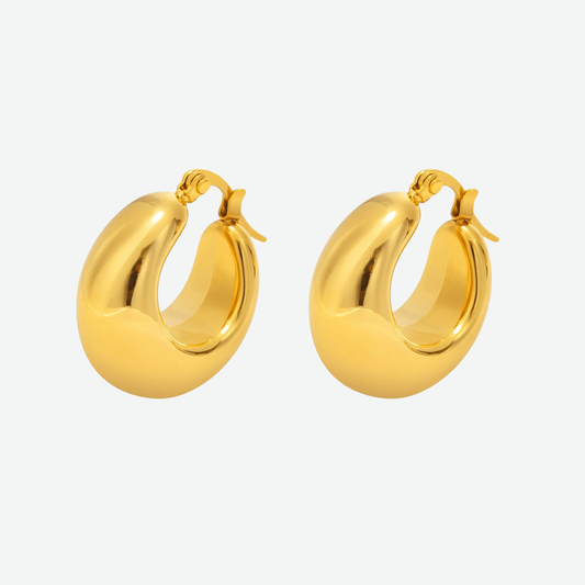 GOLD DOME EARRINGS